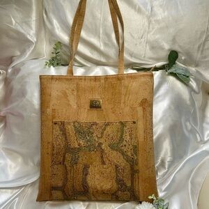 Natural Cork Portugal Tote Bag- NWOT